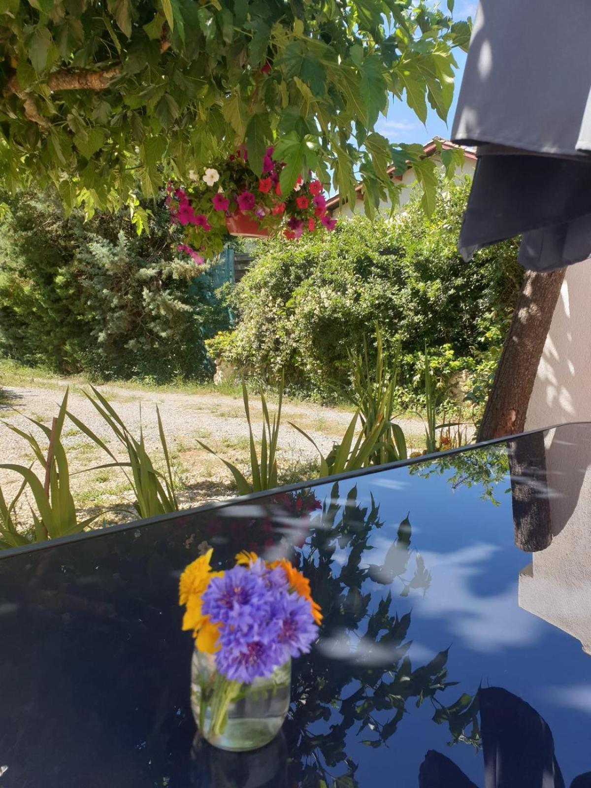 Hotel Sous Les Chênes à Saint-Martin-de-Brômes Extérieur photo